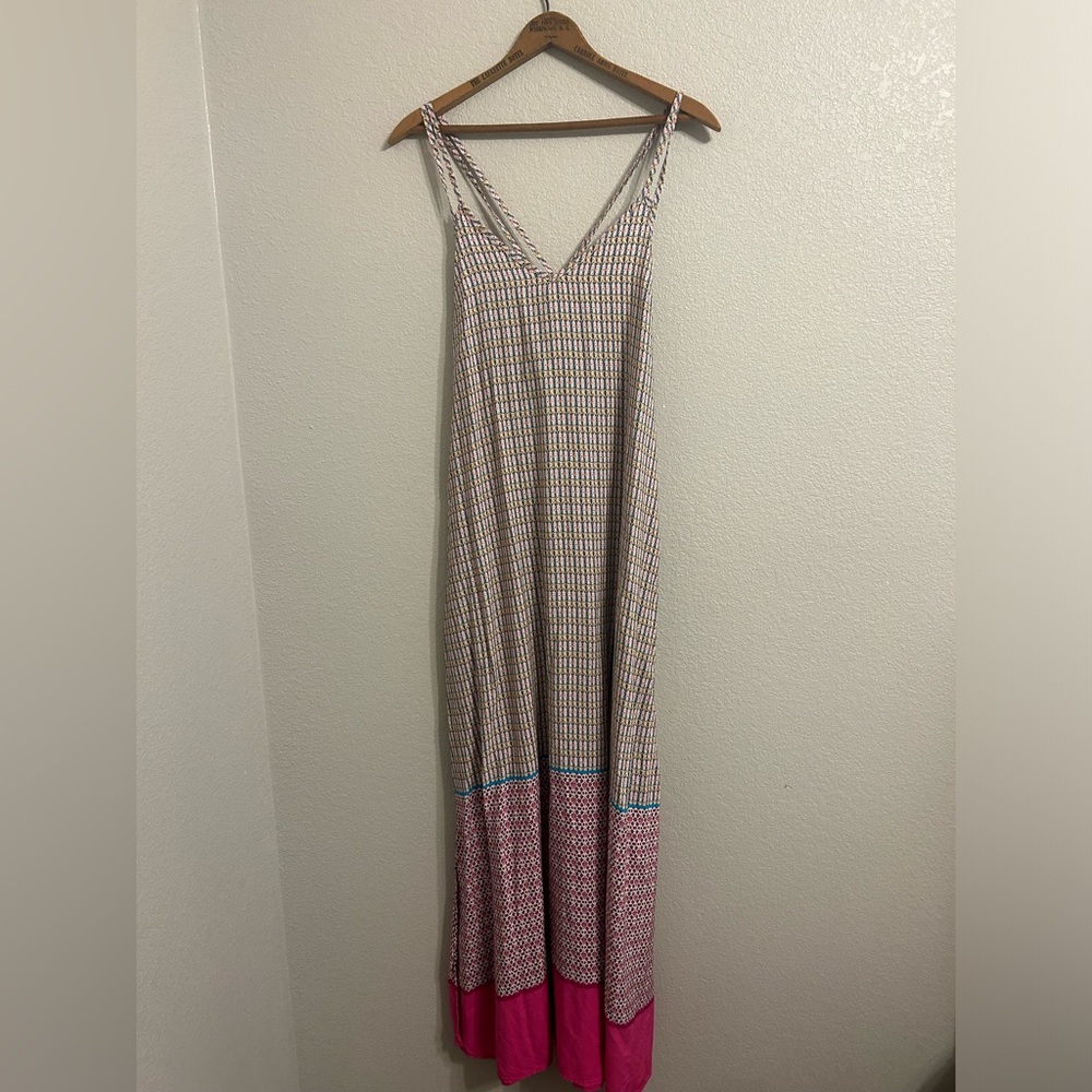 GAP Double Strap Print Maxi Dress SIZE S